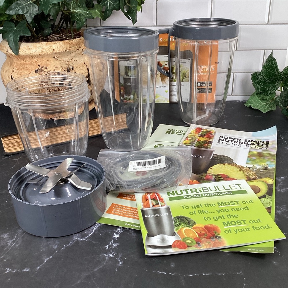 Nutribullet Blender 600W 900W Replacement Parts Cup, Gaskets, Extractor Blade